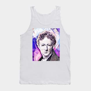 Charles Lamb Pink Portrait | Charles Lamb Artwork 8 Tank Top